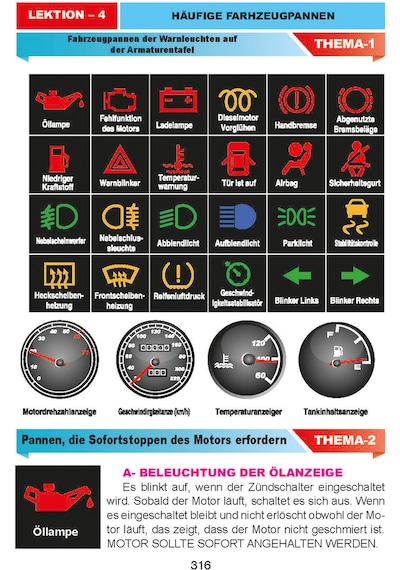 Almanca Sürücü Eğitim Kitabı - Sürücü Kursu Kitabı