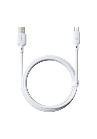 Baseus Silky Series Usb To Type-c 100w Hızlı Şarj Kablosu 1m - Beyaz