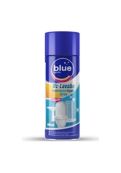 Blue Works Wc Lavabo Temizleyici Köpük Sprey 500 ML