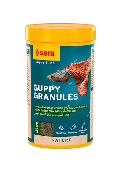 Sera Guppy Granules Lepistes Balığı Yemi 250 Ml 120 Gr