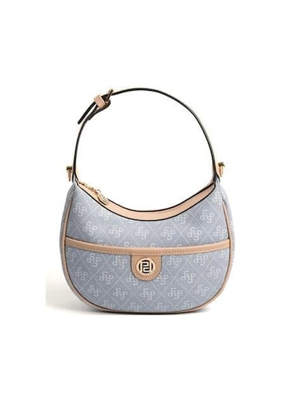 Silver Polo Sp1194 Kadın Omuz Çantası Monogram Mavi-ten