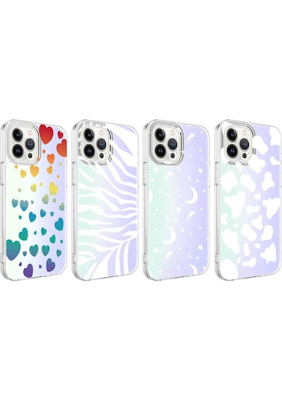 Apple Uyumlu iPhone 13 Pro Uyumlu Zore M-blue Desenli Kılıf-cow No2 Cow No2 -