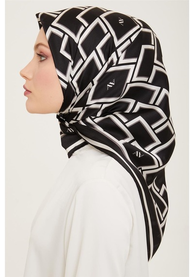 Armine Sura İpek Eşarp 24ya9132 87 - Desenli