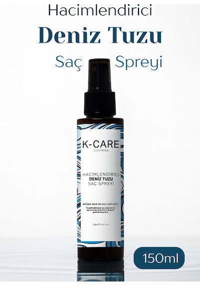 K K-care Cosmetics Doğal Dalga Sağlayan ve Hacim Veren Deniz Tuzu Saç Spreyi 150 ML﻿﻿