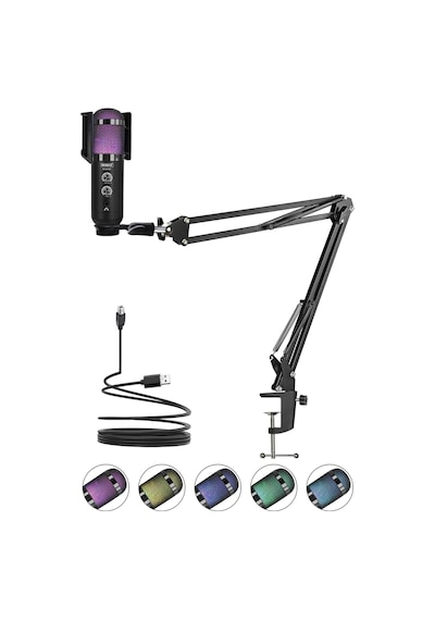 Regard Rgb Set Usb Ekholu Oyuncu Ve Yayıncı Mikrofonu Kayıt Gaming Tiktok Twitch Canlı Yayın Discord Youtube