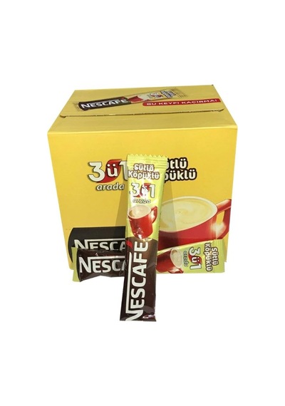 Nescafe 3ü1 Arada Sütlü Köpüklü Hazır Kahve 48 x 17.4 G