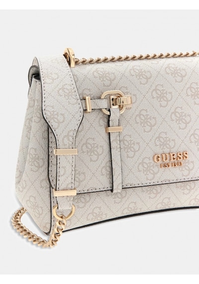 Guess Leona Logolu Dönüştürülebilir Kapaklı Çapraz Askılı Kadın Mavi Omuz Çantası Hwsg9917210-bnn Mavi