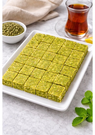 Saray Usulü Antep Fıstıklı Hünkar Lokumu 500 Gr
