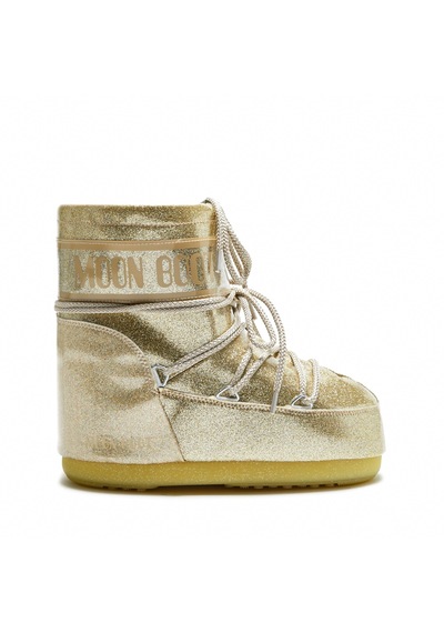 Bot Kar Kadın 80d1409440-b002 Moon Boot Icon Low Glitter Gold Altın