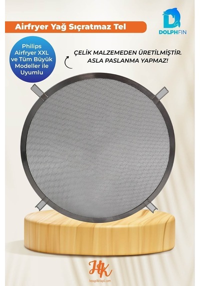 Philips Yağ Sıçratmaz Tel, Xxl Airfryer Ve Büyük Modeller Ile Uyumlu