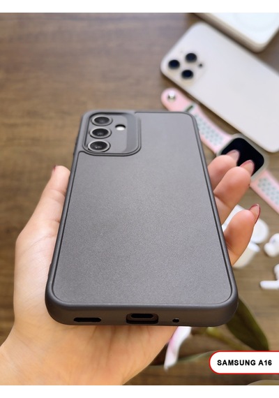 Samsung Galaxy A16 Uyumlu Kamera Korumalı Darbeye Dayanıklı Renk Atmayan Keep Silikon Kılıf Siyah