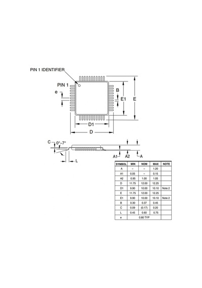 Atmega16a-au Smd 8-bit 16mhz Tqfp-44