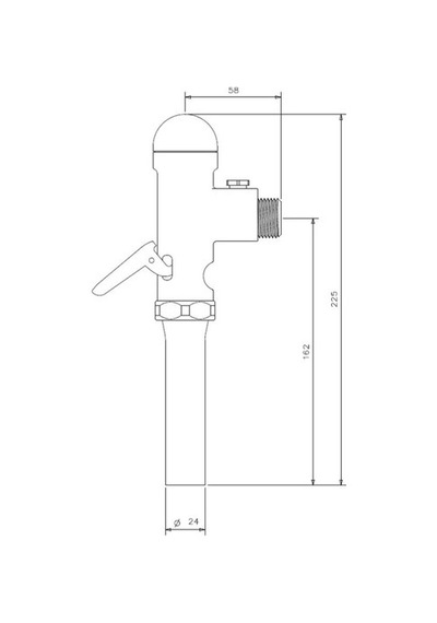VitrA 310-1540 Sıva Üstü Kollu Yıkama Sistemi