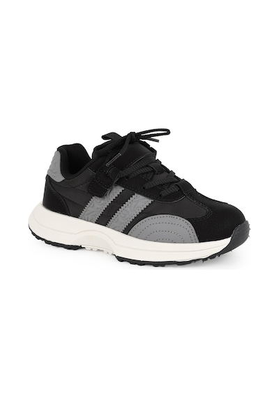 Pepino Çocuk Spor Ayakkabı Yan Çizgili Cırt Cırtlı Klasik Bağcıklı Hafif Esnek Kalın Taban Günlük Sneaker 2341 Siyah-füme Pepino Çocuk Spor Ayakkabı Yan Çizgili Cırt Cırtlı Klasik Bağcıklı Hafif Esnek Kalın Taban Günlük Sneaker 2341 Siyah-füme