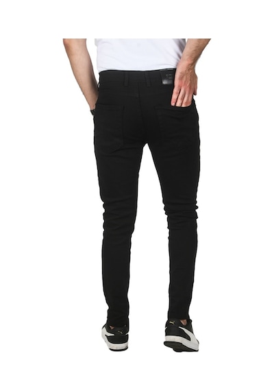 Deepsea Erkek Siyah Skinny Kesim Kot Jean Pantolon 2004157 Siyah