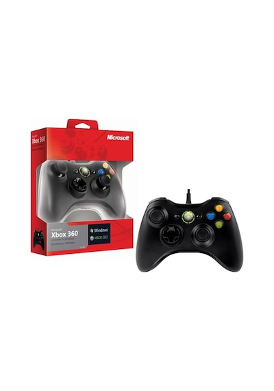 Kontorland Xbox 360 Kablolu PC Uyumlu Oyun Kolu