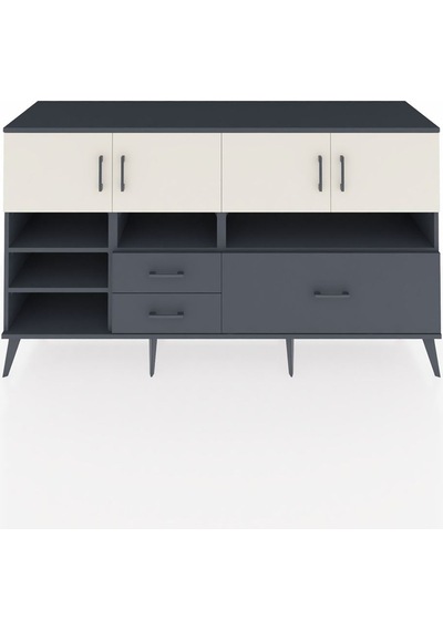 Hyperion Konsol 8 Raflı 3 Çekmeceli 4 Kapaklı 176x44x99 Antrasit- Antrasit-aytaşı/antrasit Hyperion Konsol 8 Raflı 3 Çekmeceli 4 Kapaklı 176x44x99 Antrasit- Antrasit-aytaşı/antrasit
