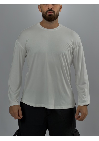 Cocopelli Ekru Bisiklet Yaka Basic Erkek Sweatshirt Coc3542
