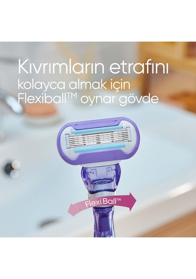 Gillette Venus Extra Smooth Swirl Tıraş Makinesi + Yedek Başlık Sku: Smg8690010390400