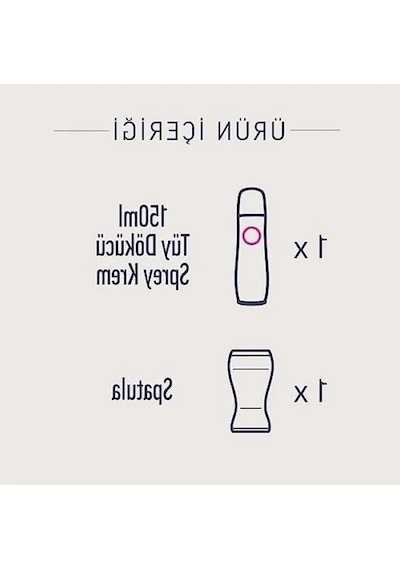 Hassas Ciltler İçin Tüy Dökücü Sprey Krem, 150 Ml