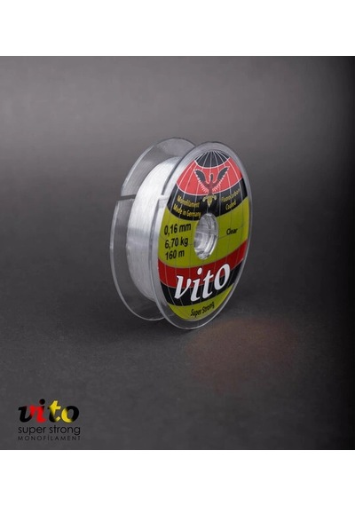Vito Süper Strong Monoflament Şeffaf Misina 160 Metre 0,16mm - Standart