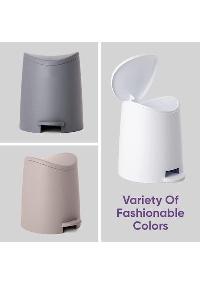 Kapaklı Küçük Plastik Banyo Çöp Kutusu 3 Litre Siyah Modern Kavisli Ayak Pedallı Çöp Kovası, Mini Mutfak Çöp Kutusu, Yatak Odası, Ofis, Masa Altı İçin Dayanıklı Ve Yumuşak Kapanır Belirtilmemiş Kapaklı Küçük Plastik Banyo Çöp Kutusu 3 Litre Siyah Modern Kavisli Ayak Pedallı Çöp Kovası, Mini Mutfak Çöp Kutusu, Yatak Odası, Ofis, Masa Altı İçin Dayanıklı Ve Yumuşak Kapanır Belirtilmemiş