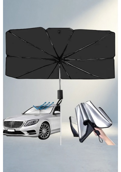 Ergonomik Katlanabilir Oto Şemsiye 125x65 Cm Uv Koruma