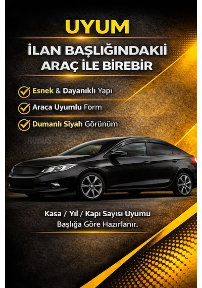 Volkswagen Passat B8 2015-2025 Mügen Cam Rüzgarlığı 4'lü Takım