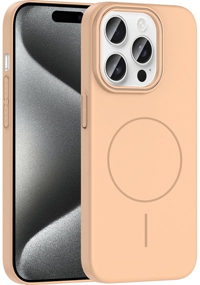 Apple İphone 15 Pro Kılıf Uyumlu Magsafe Şarj Özellikli Renkli İnce Yapılı Sararmaz Kılıf