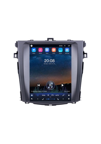 Toyota Corolla 2007-2014 Tesla Multimedya Navigasyon Usb Kamera Carplayer 6 Ram