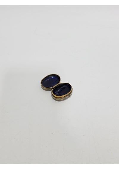 Antika Cloisonne Minyatür Kutu 3,3x2,6cm 109