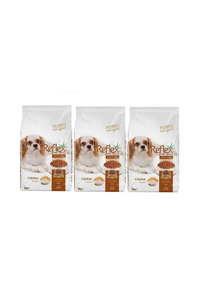Reflex Tavuklu Küçük Irk Yetişkin Köpek Maması 3 x 3 KG