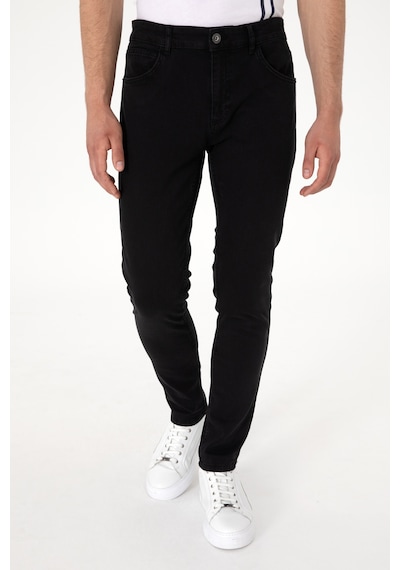 U.s. Polo Assn. Erkek Siyah Pantolon Jean 50305601-dn0027 Black