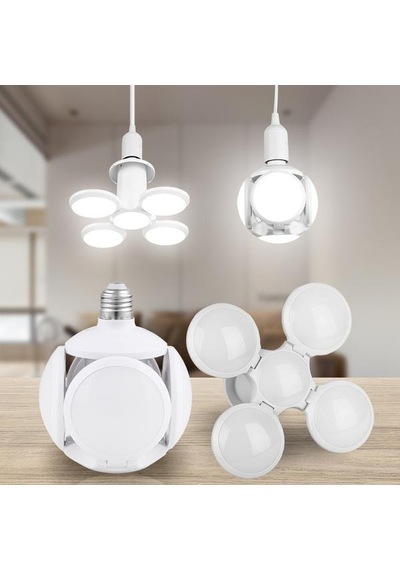 30 Watt, Gün Işığı Renkli Katlanır Led Ampul, Enerji Tasarruflu, 3000 Kelvin Dekoratif Led Ampul