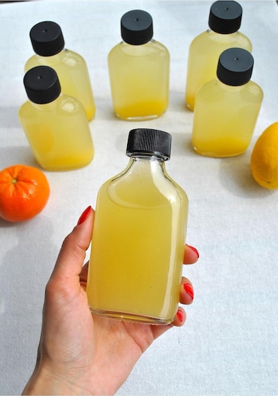 6'li 100 Ml Şeffaf Yassı Cam Shot Şişesi Sızdırmaz Siyah Kapaklı Detoks Cold Brew Çok Amaçlı Şişe 100ml Diğer
