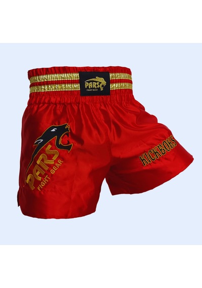 Parsspor Pars Kick Boks Şortu Nakışlı Kırmızı