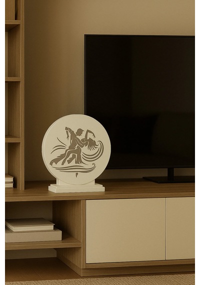Evode Design Dans Figürlü Led Dekoratif Obje Beyaz