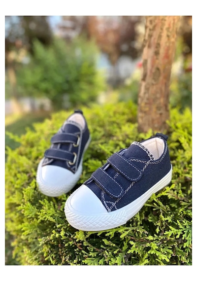 Nese Shoes Keten Kız Çocuk Spor Ayakkabısı Sneaker Lacivert
