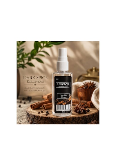 Lımonya Dark Spice Kokulu 60ml Cep/çanta Boy Kolonya