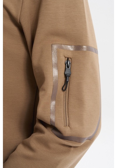 Ar-ma Erkek Slim Fit Dik Yaka Yarım Fermuar Pamuklu Sweatshirt Sol Kol Fermuar Cepli K30404685702 Gri-bej G8 Gri - Füme Ar-ma Erkek Slim Fit Dik Yaka Yarım Fermuar Pamuklu Sweatshirt Sol Kol Fermuar Cepli K30404685702 Gri-bej G8 Gri - Füme
