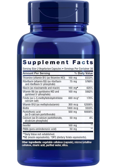 Bioactive Complete B-complex Takviye Edici Gıda 60 Kapsül