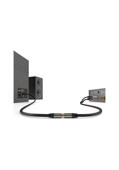 Cinch Uzatma Kablosu 5m Mükemmel Ses Kalitesi İçin Özellikle Kırılmaz Hibrit Kablo Subwoofer/ses Kablosu, Rca Fişten Jak Girişe, Amplifikatör/hifi İçin İdeal, Analog Ve Dijital