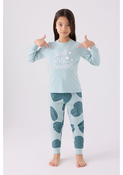 Rolypoly Kız Çocuk Mavi Pijama Takımı Rp3470-c-v2 Mavi