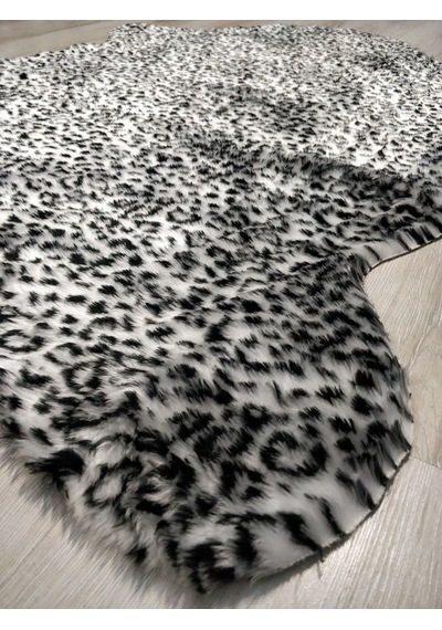 Doğuş Siyah Leopar Post Halı 100x150 Cm