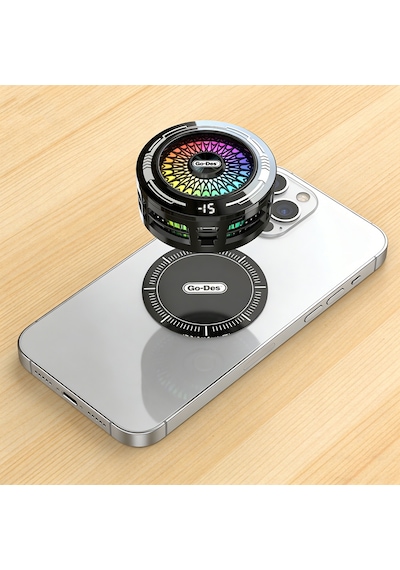 Go Des Gd-pc012 Yapay Zeka Destekli Magnetik Telefon Soğutucu Fan Siyah