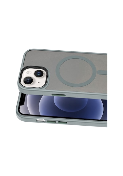 Joko - 277 - Apple iPhone Uyumlu 14 Megane Magsafe Kapak - - Csmo-tex - Titan Gri