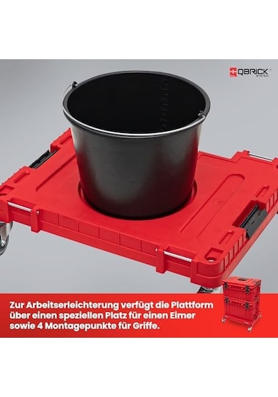 System One Platform Transport 2.0 Workshop Red Uhd Takım Çantası Açık Ahşap
