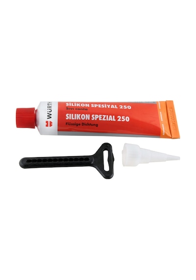 Würth Sıvı Conta Silikon Siyah 250 Dereceye Kadar Dayanıklı 70 Ml