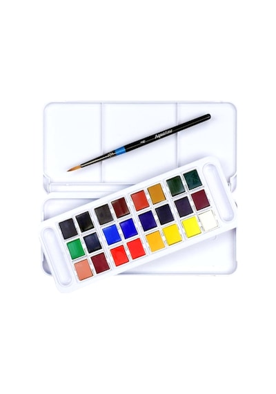 Daler & Rowney Aquafine Travel Set Sulu Boya Seti 24'lü
