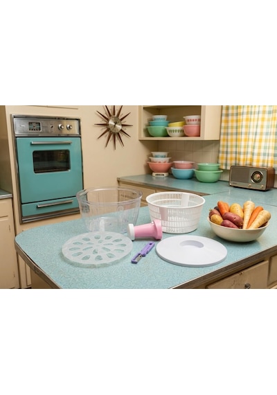Ludıa 5lt Geniş Hazneli Salata Kurutucu Ve Ergonomik Sebze Soyacağı Set Diğer